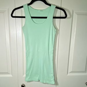 LA Made - Long Tank Top in Mint Green